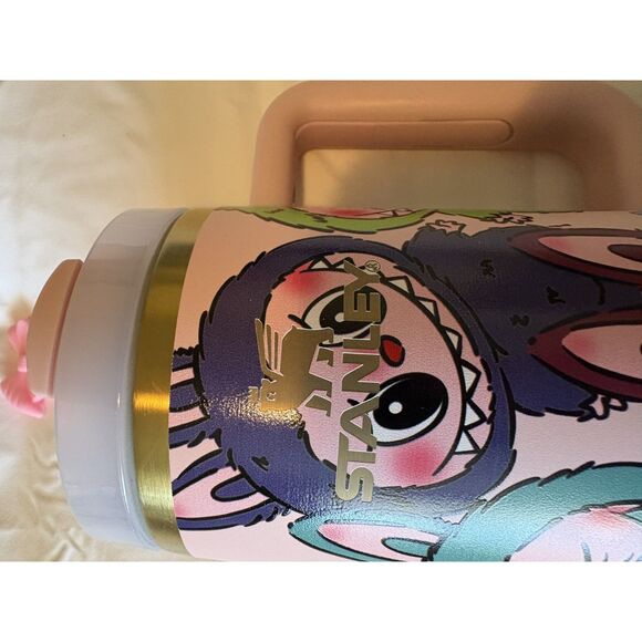 Stanley 40oz Quencher Tumbler – Custom Labubu Inspired Wrap – Pink - Picture 3 of 6